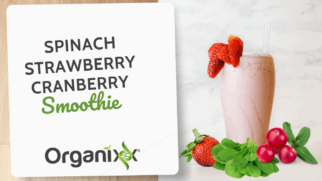 Thyroid Boosting Spinach Strawberry-Cranberry Smoothie