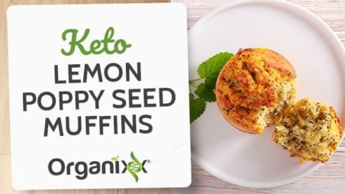 Keto Lemon Poppyseed Muffins
