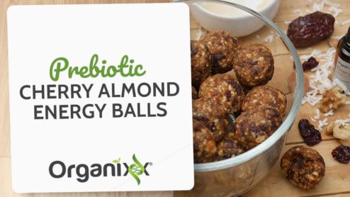 Prebiotic Cherry Almond Energy Balls