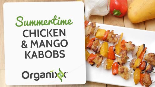 Summertime Chicken & Mango Kabobs