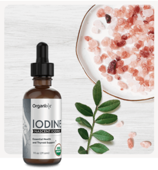 Boost Sluggish Metabolism, Energy,  and Focus with USDA Certified Organic, Nascent Liquid Iodine