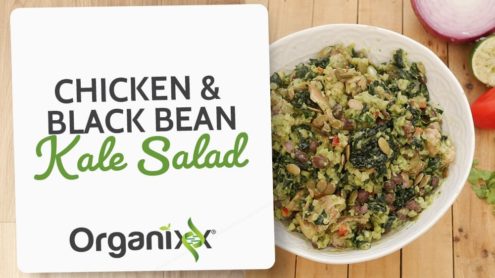 Chicken, Black Bean & Kale Salad