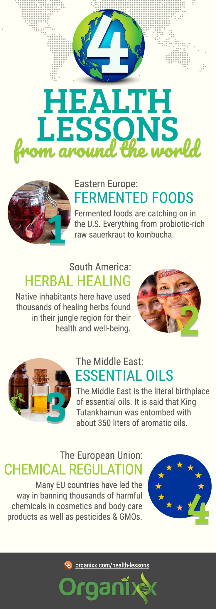 4 World Health Lessons Infographic