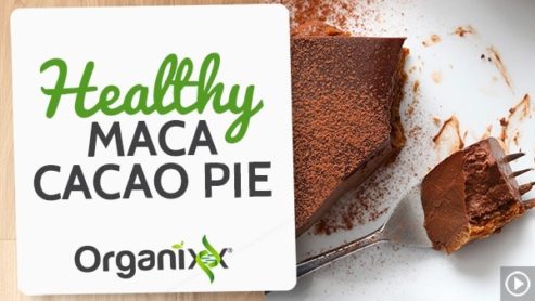 Healthy Maca Cacao Pie