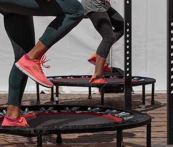 Rebounder Trampoline Workout Class