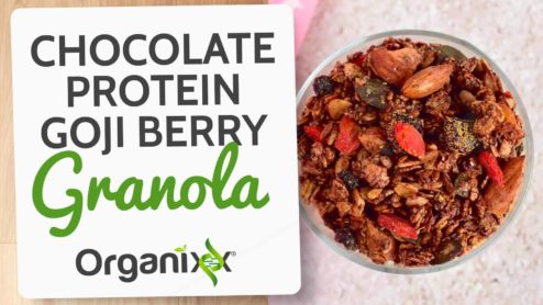 Chocolate Protein Goji Berry Granola